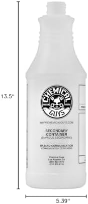 Chemical Guys Professional Spray Bottle, Chemical Resistant, 32 Oz
