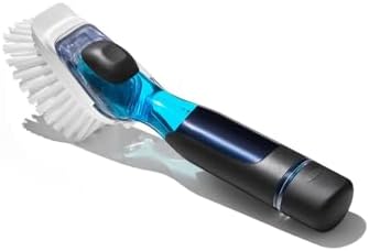 OXO Good Grips Soap Dispensing Dish Brush with Handle, Dish Soap Brush