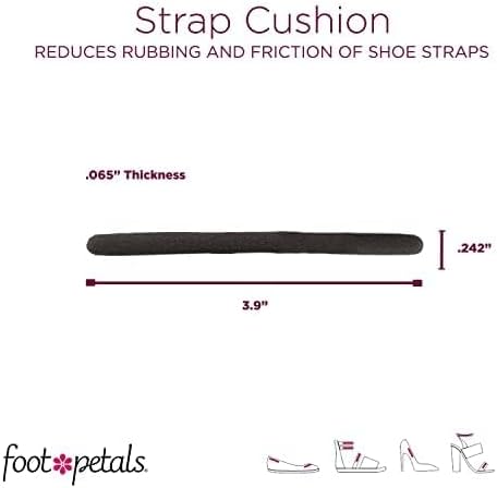 Foot Petals Strap Cushions, Stop Slipping Straps, Reduce Rubbing, Prevent Blisters, Red Marks, Better Fit, Trimmable
