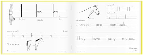 Learning Without Tears My Printing Book Workbook, 1st Grade+, Age 6+