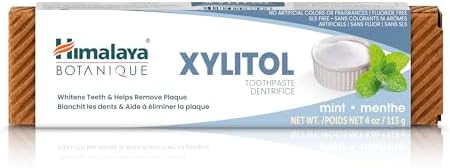 Himalaya Botanique Xylitol Fluoride-Free Toothpaste, Mint Flavor, 4 oz
