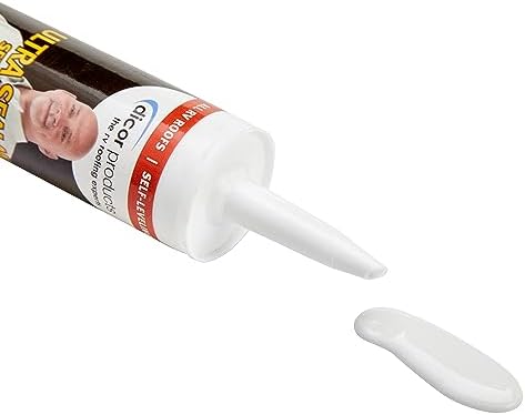 Dicor 610SASLW-1 Self-Leveling Ultra Sealant System - 10.1 Oz, White, High Performance, Non-Yellowing, Fast Curing, Durable, Highly Compatible, UV Stabilized