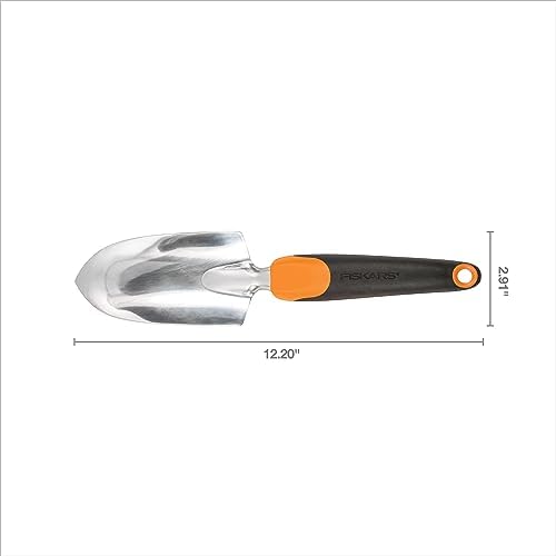 Fiskars Ergo Garden Trowel, Heavy Duty Hand Tool for Digging and Planting