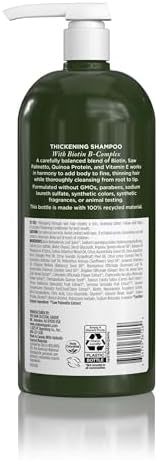 Avalon Organics Therapy Biotin B-Complex Thickening Shampoo, 32 oz