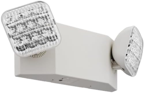 Lithonia Lighting Basics LED Emergency Light, Adjustable Heads 120/277V 1Pk