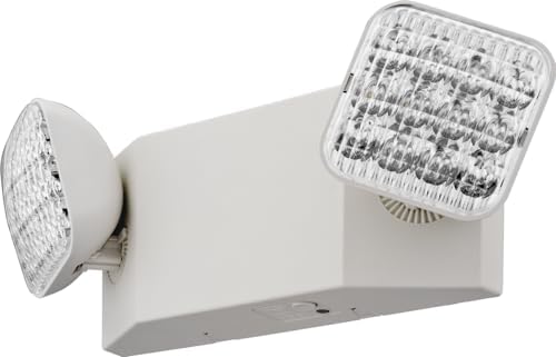 Lithonia Lighting Basics LED Emergency Light, Adjustable Heads 120/277V 1Pk