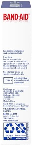BAND-AID Brand Tough Strips Adhesive Bandages, Extra Large, 10 Count