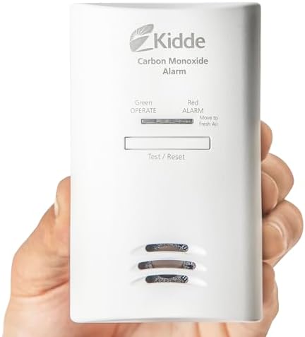 Kidde Carbon Monoxide Detector, Plug-in Carbon Monoxide Detector with AA Battery Backup, 85 dB Alarm, LED Status Light Indicators, 3rd Edition