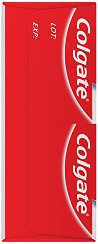 Colgate Baking Soda & Peroxide Toothpaste - Whitens Teeth, Fights Cavities & Removes Stains, Brisk Mint, 6 Ounce (Pack of 2)