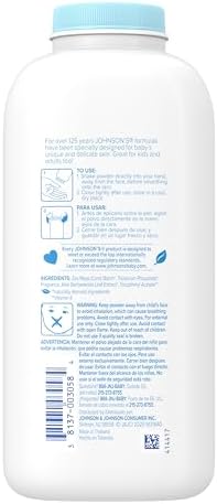 Johnson's Baby Powder with Cornstarch, Aloe & Vitamin E, 15 oz