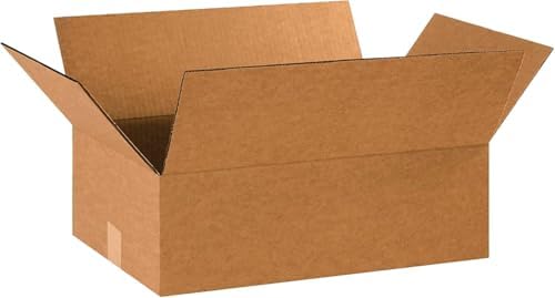 BOX USA Boxes Holds 65lbs, 18x12x6 25-Pk for Moving, Shipping & Packing