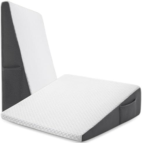 Cozymaker 7.5-inch Bed Wedge Pillow for Sleeping Back Support Pain Relief