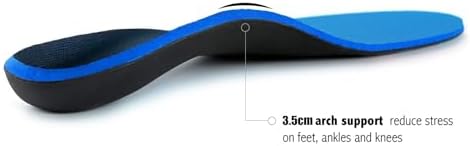 WalkHero Arch Support Inserts for Women Men, Plantar Fasciitis Relief