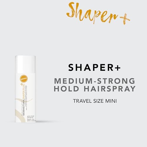 Sebastian Professional Shaper Plus Hairspray, 80% VOC | Humidity Resistant, Original Extra Hold | Packaging May Vary