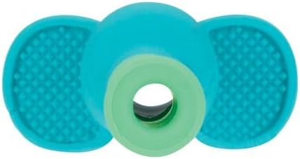 Nuby Tube Teether - (2-Pack) Baby Teething Toy - 3+ Months - Elephant and Giraffe