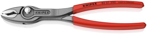 KNIPEX 82 01 200 TwinGrip Pliers, 8-inch