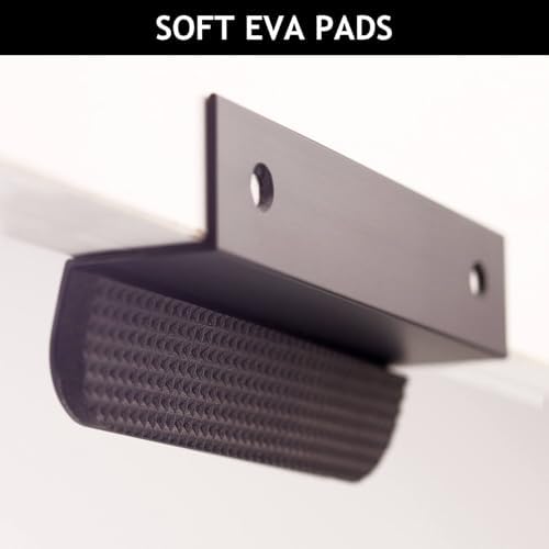 RVPEKUPE 1-Pack Under Cabinet Foot Pull for Trash Drawer, Matte Black 4"