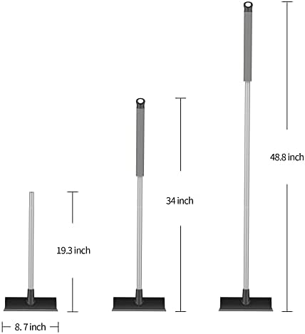 MR.SIGA Floor Scrub Brush with Long Handle for Cleaning Cleaning Bathroom