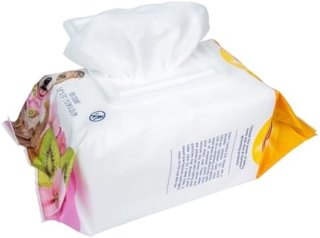 Arm & Hammer Odor Control Dog Wipes, Kiwi Blossom, 100 Count