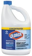 Clorox 30966CT Concentrated Germicidal Bleach Regular 121oz Bottle 3/Carton