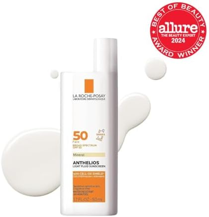 La Roche-Posay Anthelios Mineral Light Fluid Sunscreen for Face in 5 shades