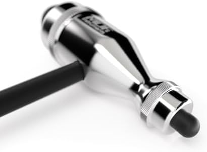 MDF Instruments, Tromner Neurological Reflex Hammer with Built-in Brush for Cutaneous and Superficial Responses - Light - HDP Handle - Durable, Professional-Grade - Black (MDF555P-11)