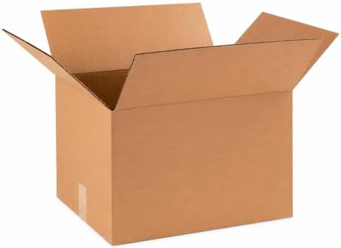 BOX USA Moving Boxes Holds 65lbs, 18"L x 14"W x 12"H (10-Pack) Medium - Corrugated Cardboard Box for Shipping, Mailing, Packing, Packaging and Storage