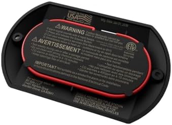 RV Safe RVCOLP-2 Surface Mount Dual CO and Propane for RVs - Black (No Trim Brackets)