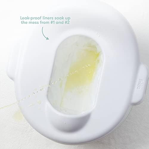 Frida Baby Poo + Pee Potty Liners, Leak-Proof, Easy Cleanup, 30 Count