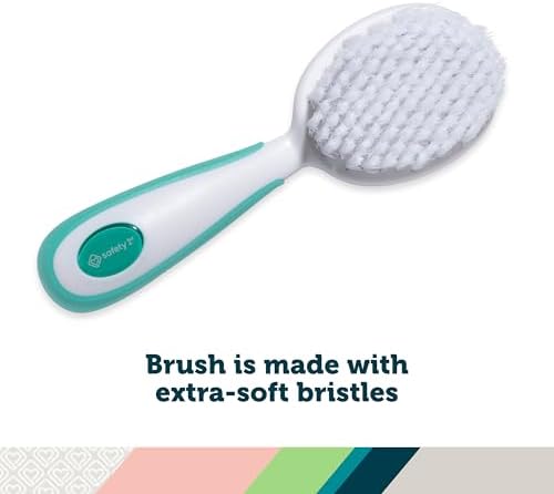 Safety 1st Easy Grip Brush and Comb, Colors May Vary
