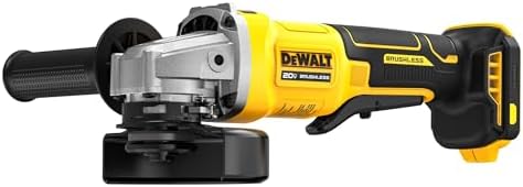 DEWALT 20V MAX Cordless 4 1/2 Inch Paddle-Switch Grinder, Bare Tool Only (DCG408B)