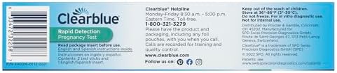Clearblue Rapid Detection Pregnancy Test, Home Pregnancy Kit, 2 Count