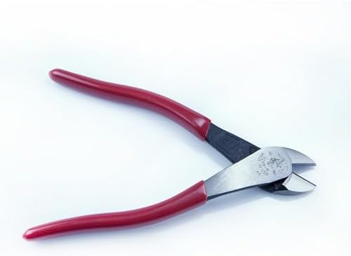 Klein Tools D248-8 Pliers, Made in USA, Diagonal Cutting Multi-Purpose Pliers with Angled Head, High-Leverage Design, and Short Jaw, 8-Inch