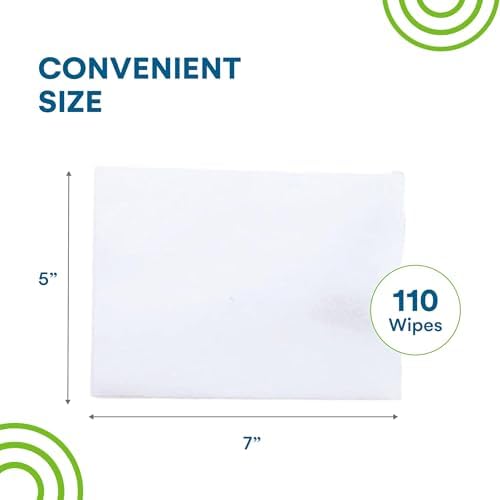Care Touch Hand Sanitizer Wipes – 220 Individually Wrapped Packets (Packing may Vary)