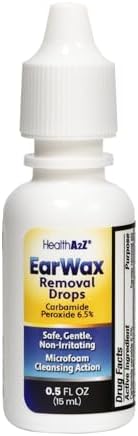 HealthA2Z® Ear Wax Removal Kit Carbamide Peroxide 6.5%, 0.5 fl oz (15mL)