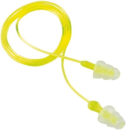 Peltor Sport Tri-Flange Corded Reusable Earplugs, 3-Pairs per Pack