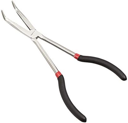 Amazon Basics Extra Long Reach Needle Nose Pliers Tool Set for Narrow Spaces, Versatile, 3-Piece, Black