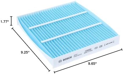 BOSCH 6055C HEPA Cabin Air Filter - 3 Layer Protection For A Healthier Ride