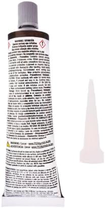 Permatex 25228 The Right Stuff 90 Minute Black Gasket Maker, 3 oz, 1 Count (Pack of 1)