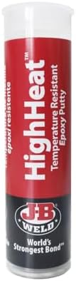 J-B Weld 8297 HighHeat 500 Degree Epoxy Putty Stick - 2 oz. , Grey