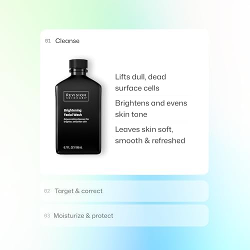 Revision Skincare Brightening Face Wash with AHA & BHA Exfoliants