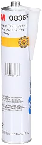 3M Urethane Seam Sealer, 08367, Black Color, 310 mL/10.5 fl oz Cartridge