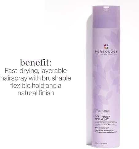 Pureology Style + Protect Soft Finish Hairspray – Flexible Hold