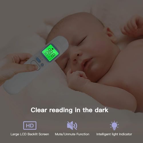 Ear & Forehead Thermometer for Adults, Kids & Baby, 1s Fast and Accurate