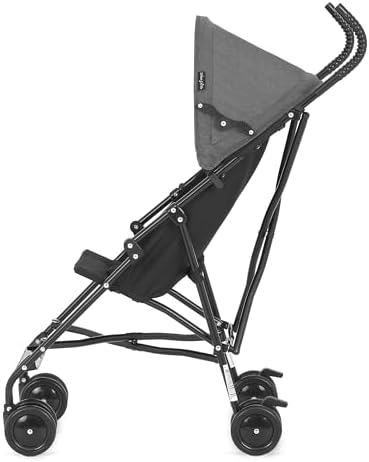 Dream On Me Aero Travel Umbrella Stroller, 1-Hand Fold, Lightweight, Black