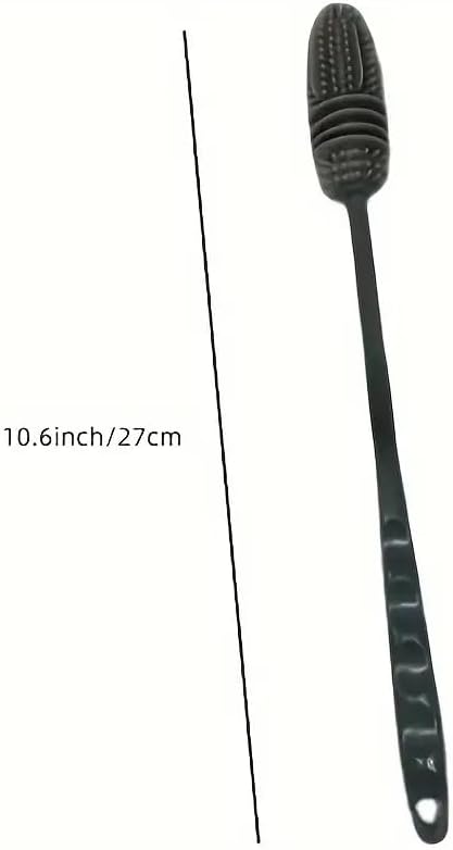 2PCS[Long-Handled Brush for Cleaning] Versatile Long-Handled Silicone Brush for Cups & Bottles - Reusable, Ideal for Kitchen, Bathroom, Car Cleaning, Bathroom Cleaning Tools