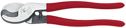 Klein Tools 63050 Cable Cutter, Made in USA, Heavy Duty Cutter for Aluminum, Copper, and Communications Cable