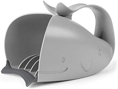 Skip Hop Baby Bath Rinse Cup MOBY Tear-free Waterfall Rinser Grey Age 0+