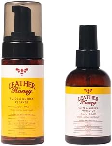Leather Honey Suede & Nubuck Care Kit – Cleaner, Protector, Brush, Eraser