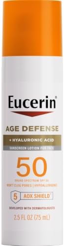 Eucerin Sun Age Defense Face Sunscreen Lotion SPF 50, 2.5 FL OZ
